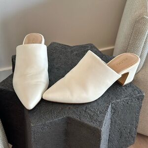 Aldo White Mules
